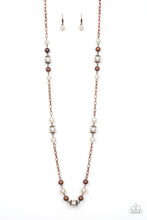 Load image into Gallery viewer, paparazzi-accessories-wall-street-waltz-copper-necklace

