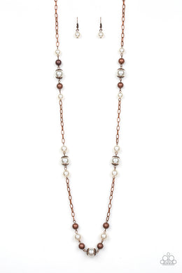 paparazzi-accessories-wall-street-waltz-copper-necklace