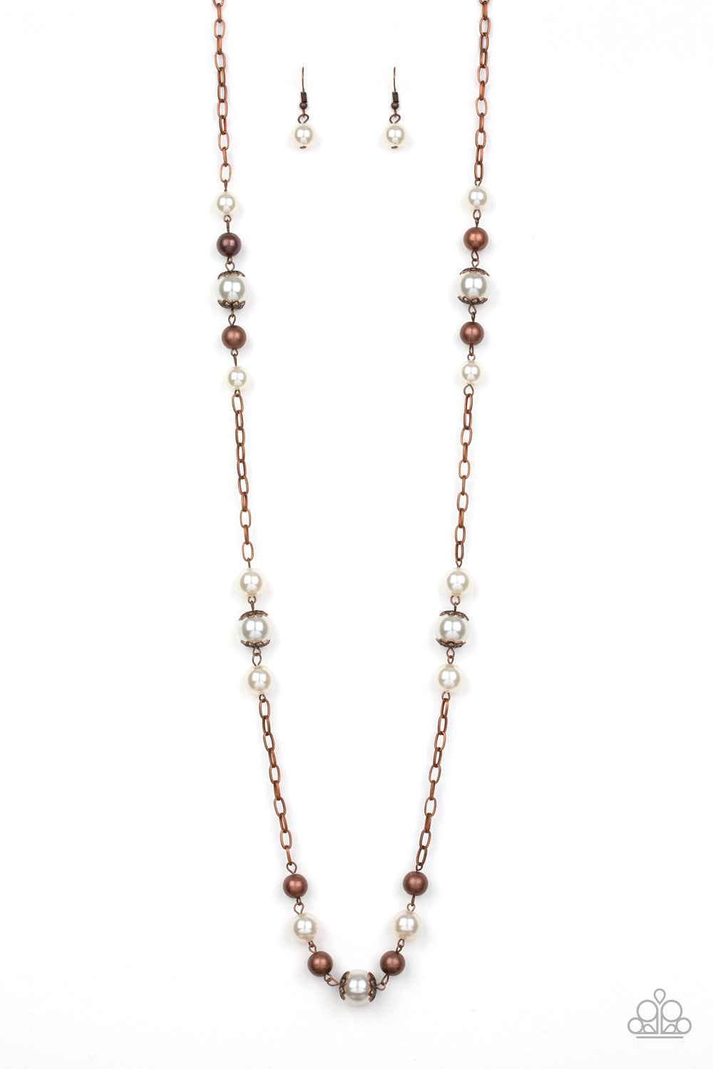 paparazzi-accessories-wall-street-waltz-copper-necklace