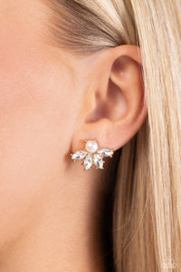 Stellar Showcase - Gold Post Earrings - Paparazzi Jewelry