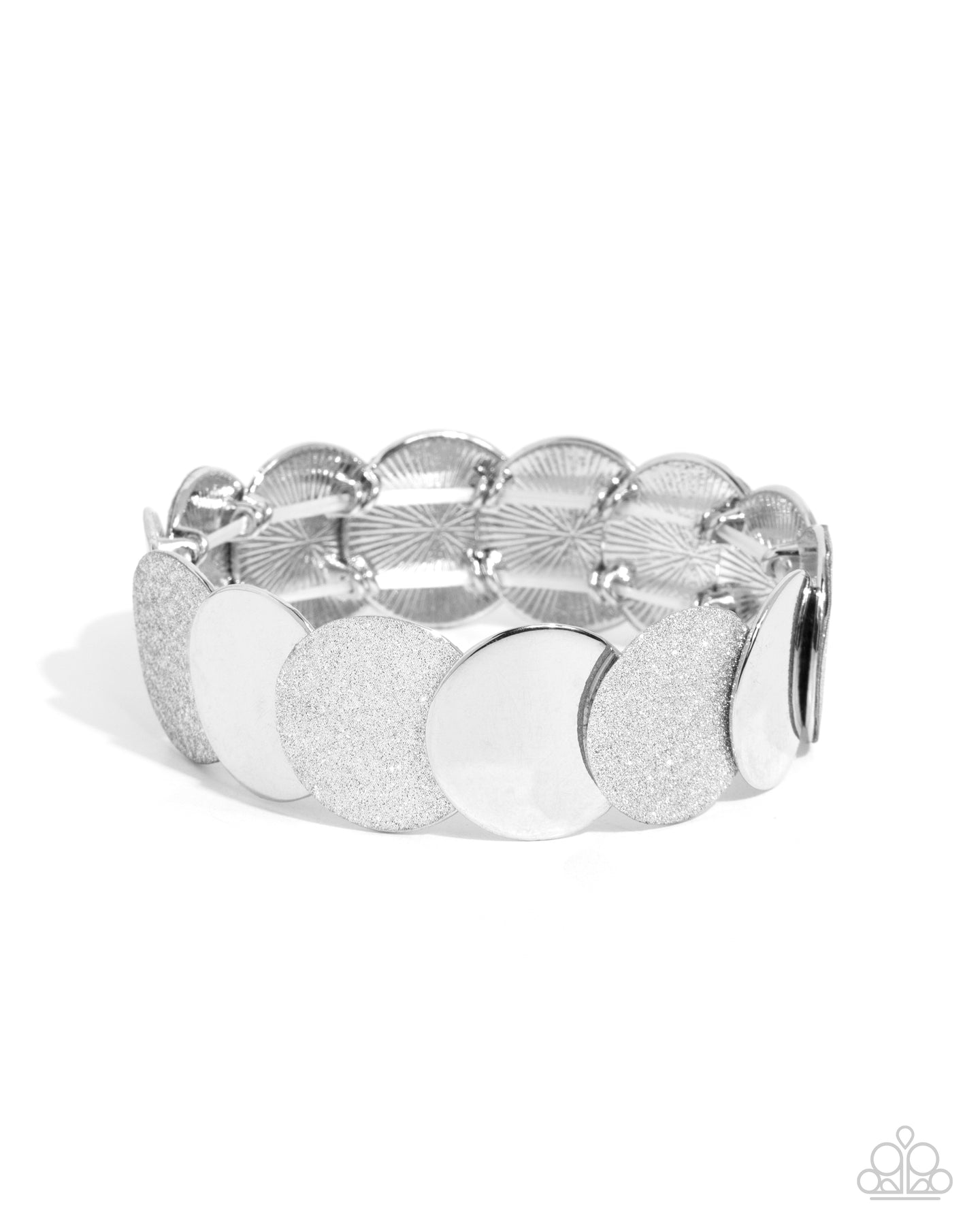 paparazzi-accessories-demurely-disco-silver-bracelet