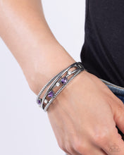 Load image into Gallery viewer, Bonus Bling - Purple Bracelet - Paparazzi Jewelry
