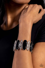 Load image into Gallery viewer, Saturated Sparkle - Black Bracelet - Paparazzi Jewelry
