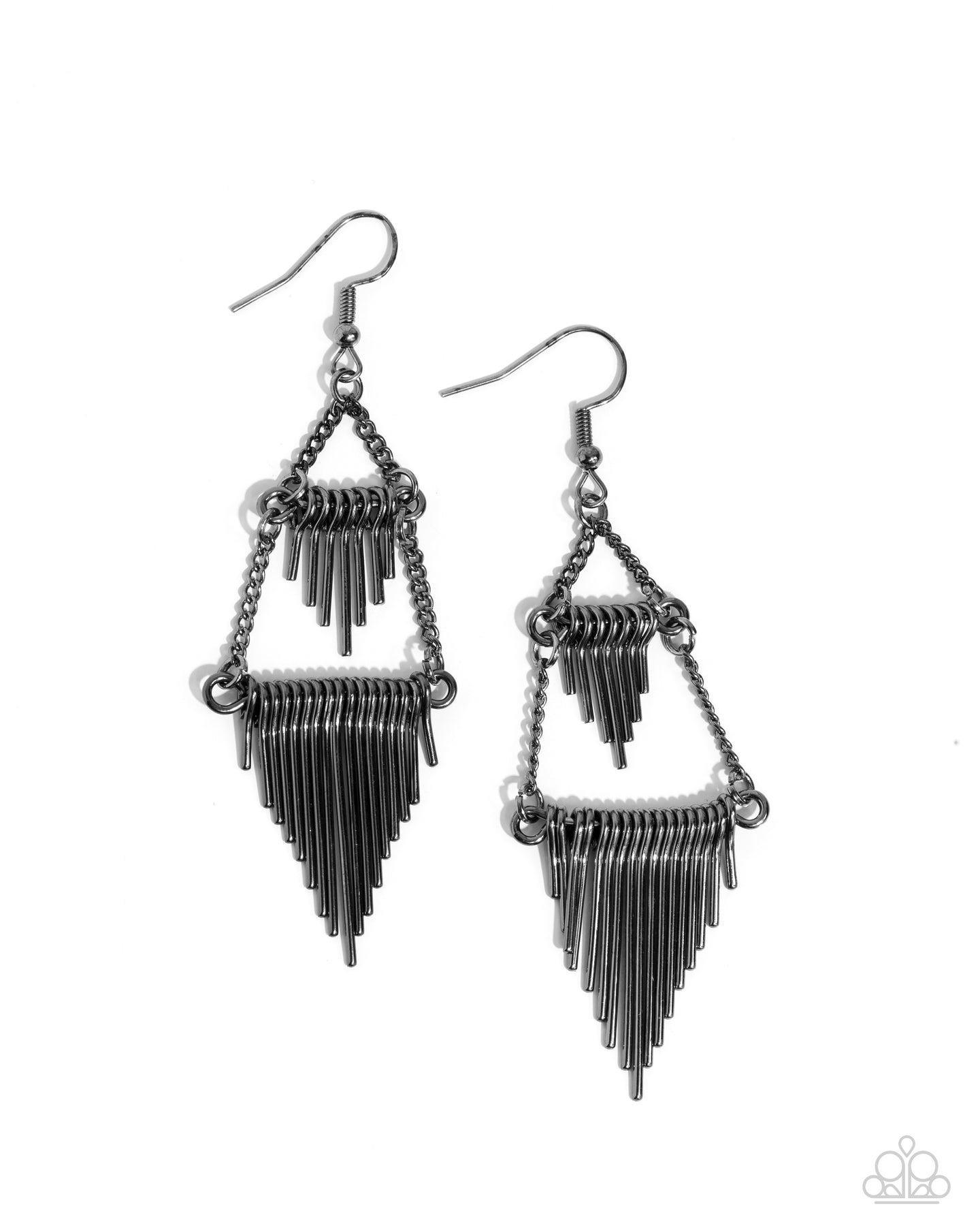 paparazzi-accessories-greco-grotto-black-earrings