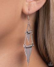 Load image into Gallery viewer, Greco Grotto - Silver Earrings - Paparazzi Jewelry
