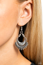 Load image into Gallery viewer, Lunar Luxury - Silver Earrings - Paparazzi Jewelry
