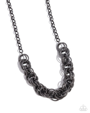 paparazzi-accessories-urban-acoustics-black-necklace