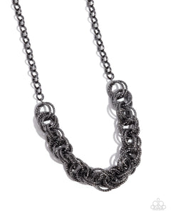 paparazzi-accessories-urban-acoustics-black-necklace