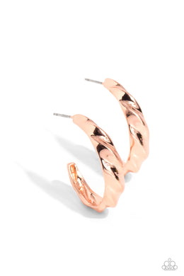 paparazzi-accessories-hoop-it-up-copper-earrings