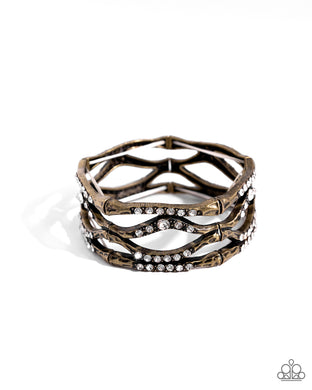 paparazzi-accessories-cross-country-brass-bracelet