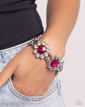 Load image into Gallery viewer, Pact of Petals - Pink Bracelet - Paparazzi Jewelry
