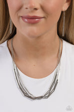 Load image into Gallery viewer, Dynamic Default - Silver Necklace - Paparazzi Jewelry

