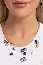 Load image into Gallery viewer, Affectionate Array - Blue Necklace - Paparazzi Jewelry
