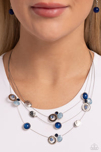 Affectionate Array - Blue Necklace - Paparazzi Jewelry