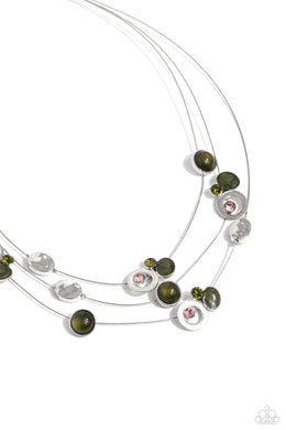 paparazzi-accessories-affectionate-array-green-necklace