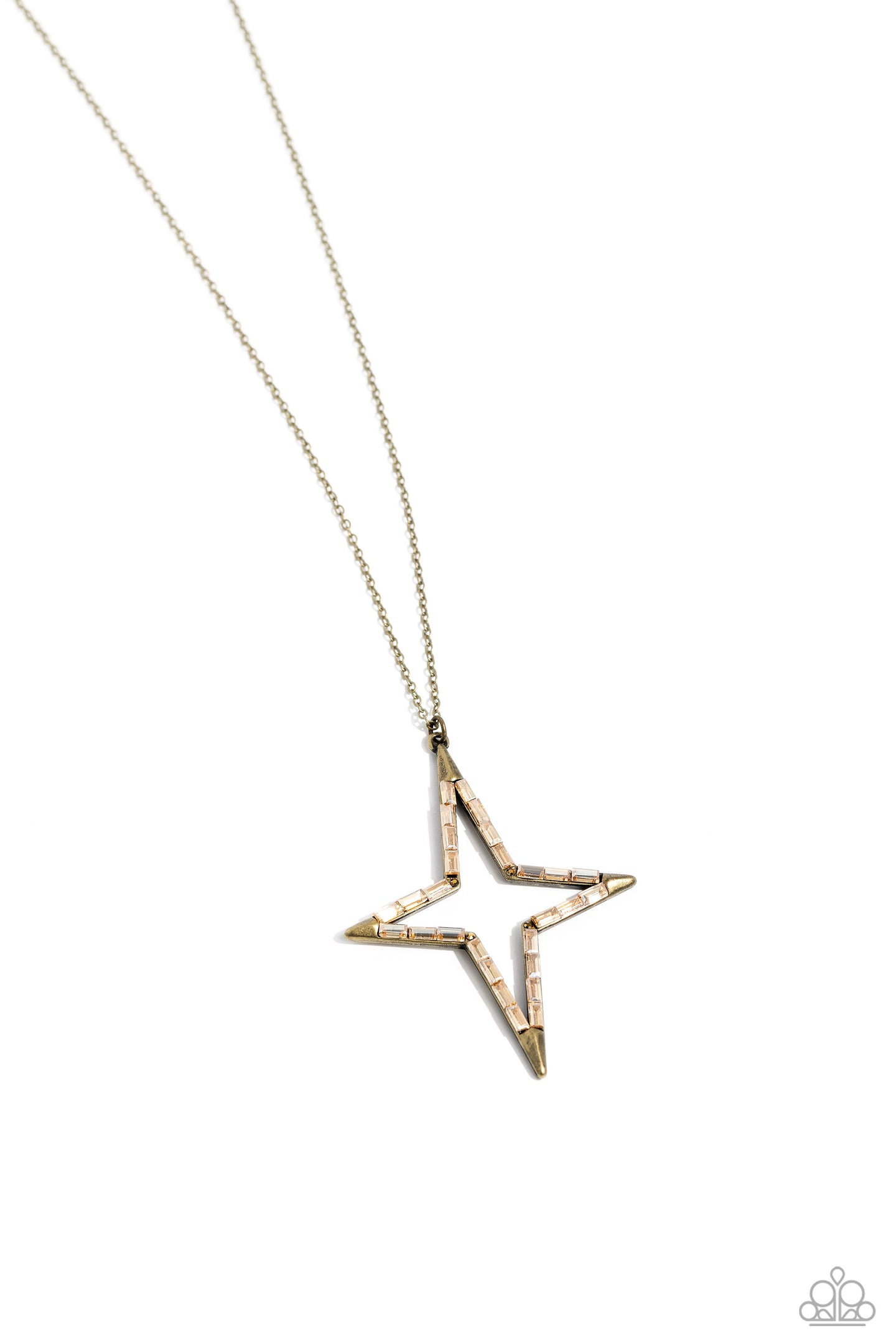 paparazzi-accessories-stellar-showtime-brass-necklace