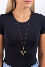 Load image into Gallery viewer, Stellar Showtime - Brass Necklace - Paparazzi Jewelry
