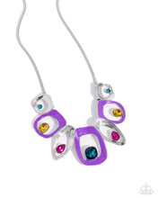 Load image into Gallery viewer, paparazzi-accessories-poetically-painted-purple-necklace
