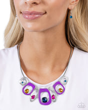 Load image into Gallery viewer, Poetically Painted - Purple Necklace - Paparazzi Jewelry
