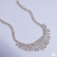 Load image into Gallery viewer, Daring Decadence - White Necklace - Paparazzi Jewelry
