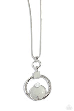 Load image into Gallery viewer, paparazzi-accessories-tastefully-transparent-silver-necklace
