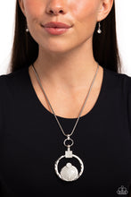 Load image into Gallery viewer, Tastefully Transparent - Silver Necklace - Paparazzi Jewelry
