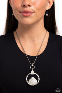 Tastefully Transparent - Silver Necklace - Paparazzi Jewelry