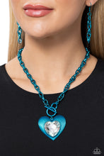 Load image into Gallery viewer, Modern Matchup - Blue Necklace - Paparazzi Jewelry
