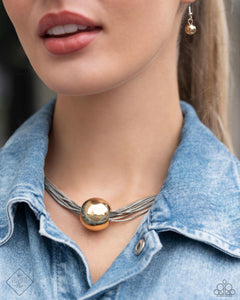 Sizzling Strands - Multi Necklace - Paparazzi Jewelry