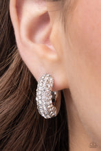 Load image into Gallery viewer, Combustible Confidence - White Earrings - Paparazzi Jewelry
