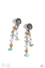 Load image into Gallery viewer, paparazzi-accessories-coastline-collection-multi-post earrings
