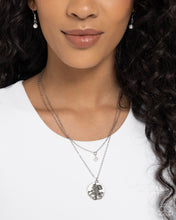 Load image into Gallery viewer, Birthstone Beauty - White Necklace - Paparazzi Jewelry
