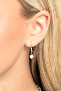 Dancing Dalliance - White Necklace - Paparazzi Jewelry