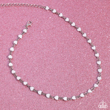 Load image into Gallery viewer, Dancing Dalliance - White Necklace - Paparazzi Jewelry
