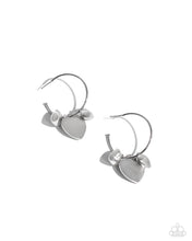 Load image into Gallery viewer, paparazzi-accessories-casually-crushing-silver-earrings

