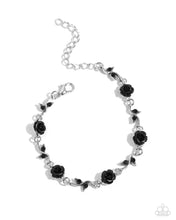 Load image into Gallery viewer, paparazzi-accessories-roses-supposes-black-bracelet
