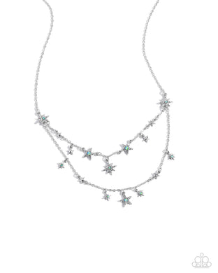 paparazzi-accessories-raising-the-star-green-necklace