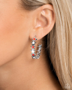 Star Spangled Statement Earrings - Paparazzi Jewelry