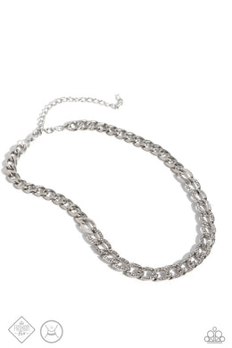 paparazzi-accessories-fiercely-independent-white-necklace