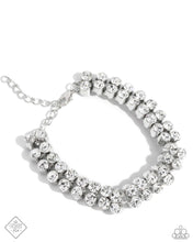 Load image into Gallery viewer, paparazzi-accessories-once-upon-a-tiara-white-bracelet
