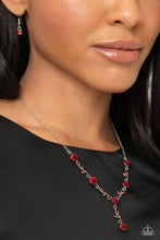 Load image into Gallery viewer, ROSE Without Saying... - Red Necklace - Paparazzi Jewelry
