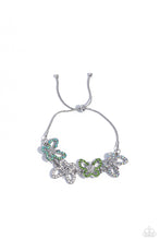 Load image into Gallery viewer, paparazzi-accessories-butterfly-belonging-green-bracelet
