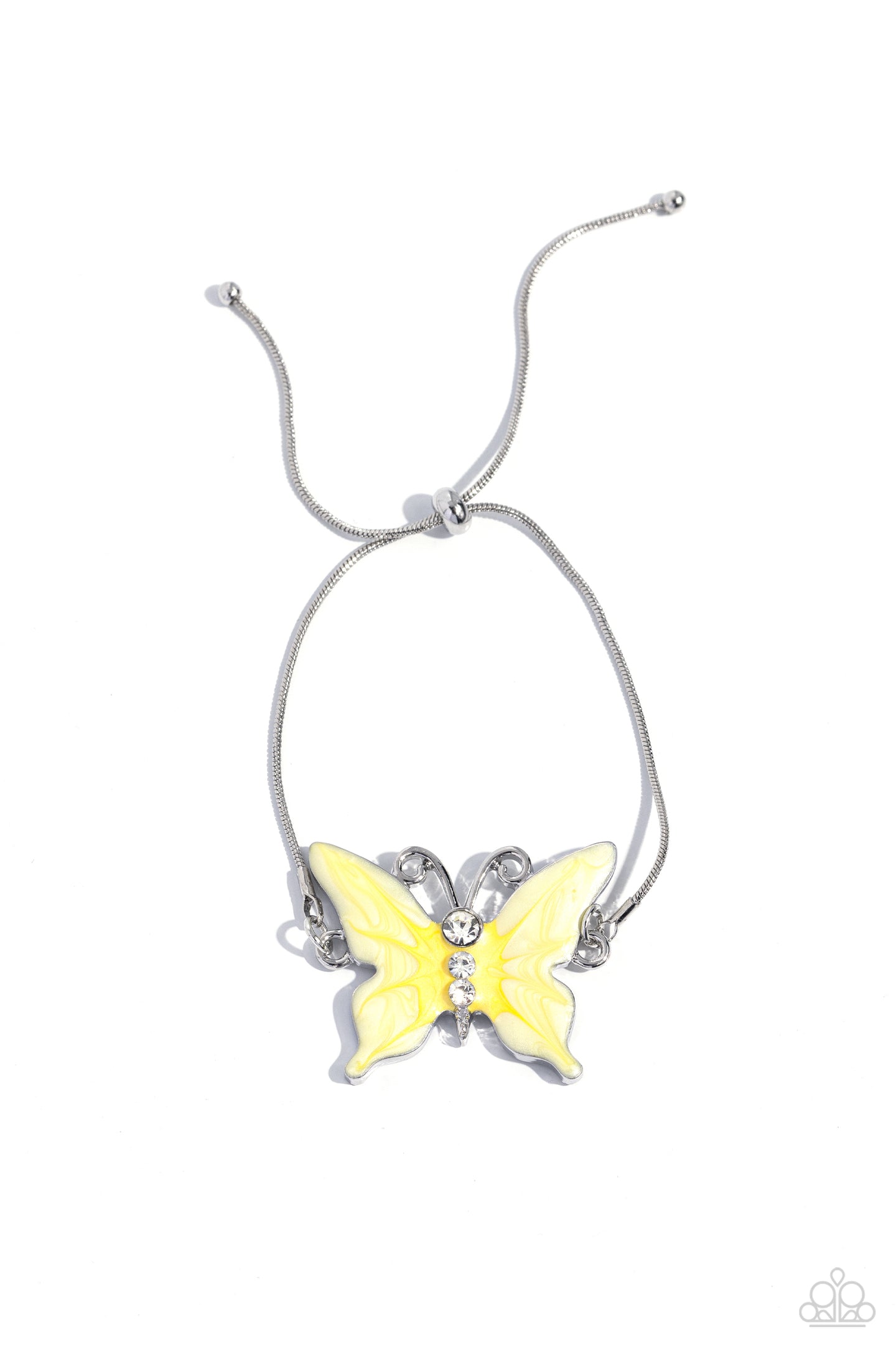 paparazzi-accessories-aerial-adornment-yellow-bracelet