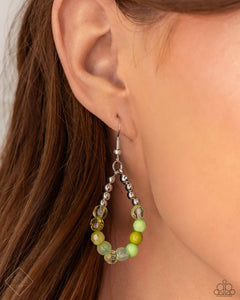 Piquant Pattern - Green Necklace - Paparazzi Jewelry