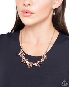 Serene Statement - Orange Necklace - Paparazzi Jewelry