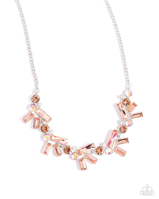 paparazzi-accessories-serene-statement-orange-necklace