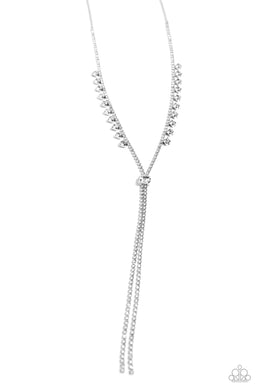 paparazzi-accessories-synchronized-shimmer-white-necklace