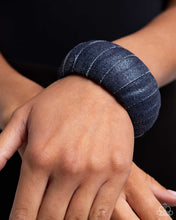 Load image into Gallery viewer, Denim Delight - Blue Bracelet - Paparazzi Jewelry
