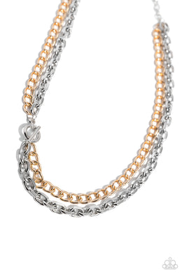 paparazzi-accessories-industrial-improv-silver-necklace