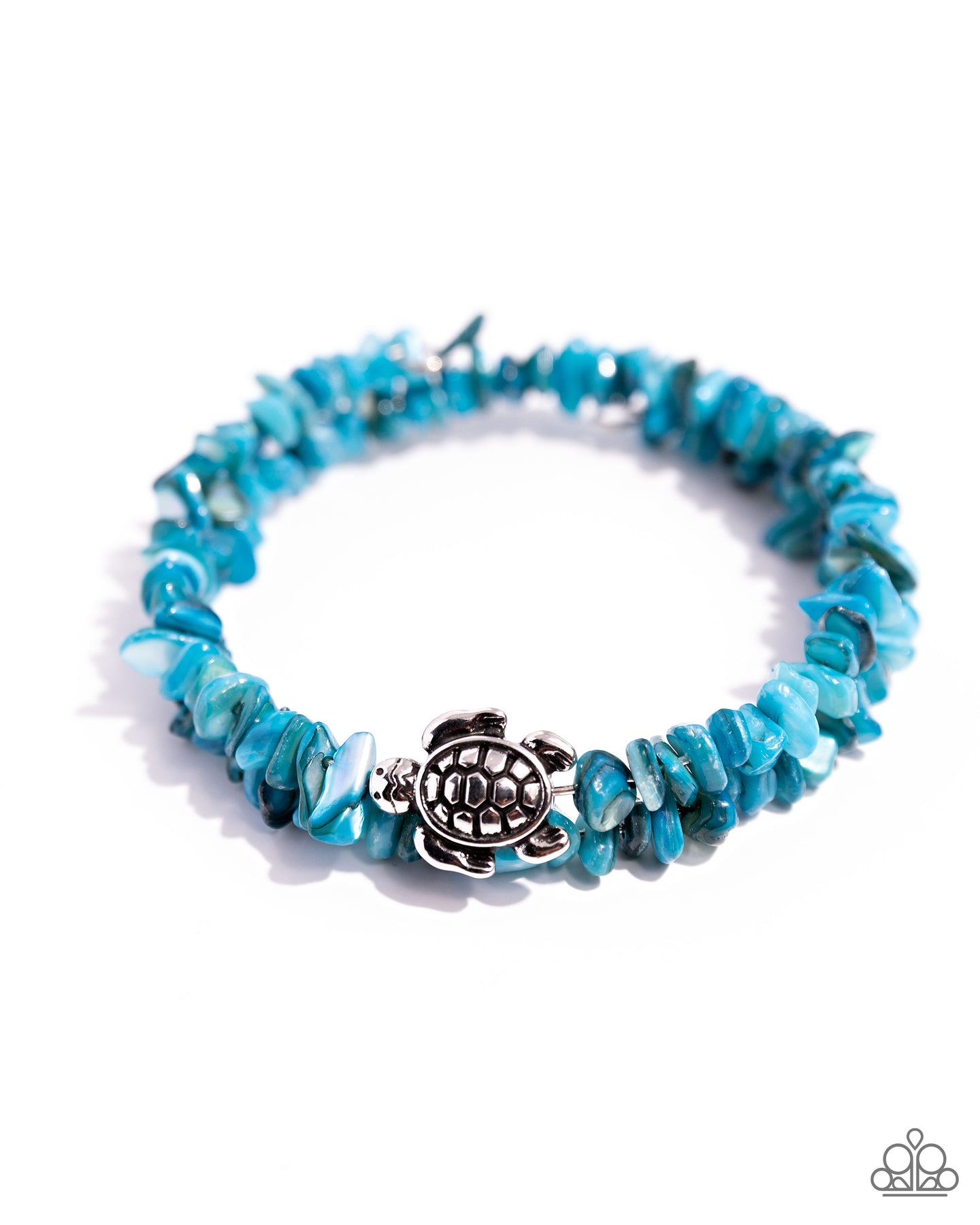 paparazzi-accessories-turtle-talisman-blue-bracelet